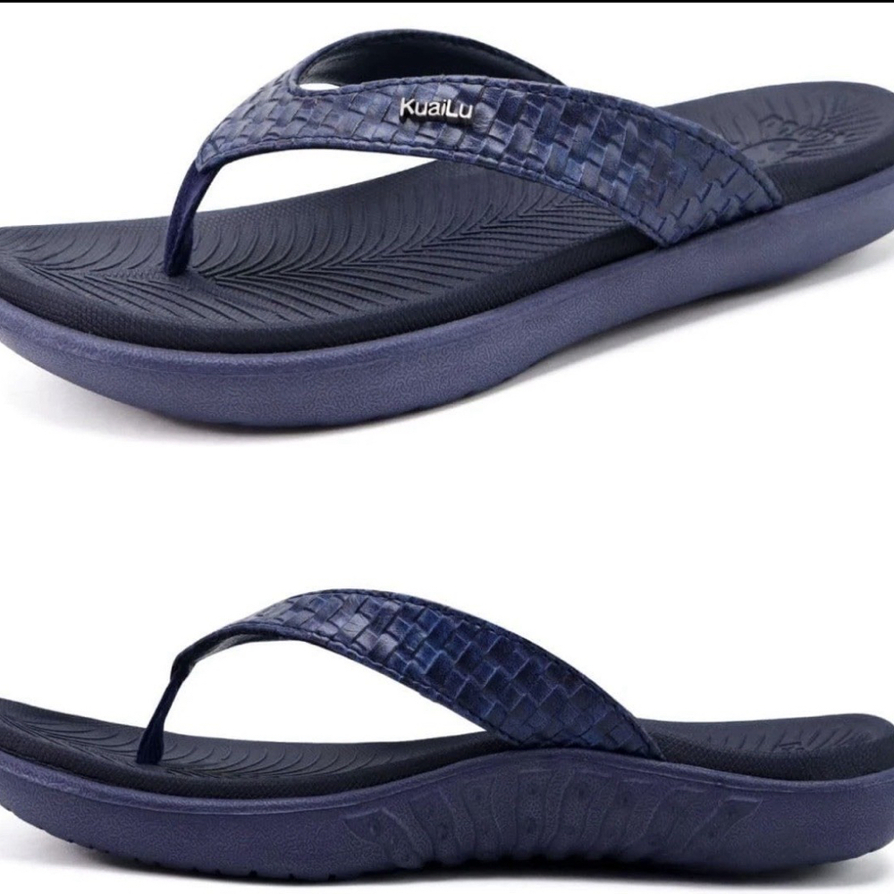 KuaiLu Flip Flops For Women Arch Support Ladies Yoga Mat Walking 6